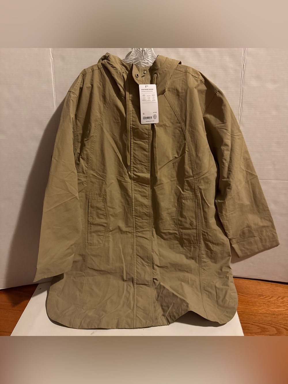 NWT Athleta Everywhere Anorak Jacket Tan Large